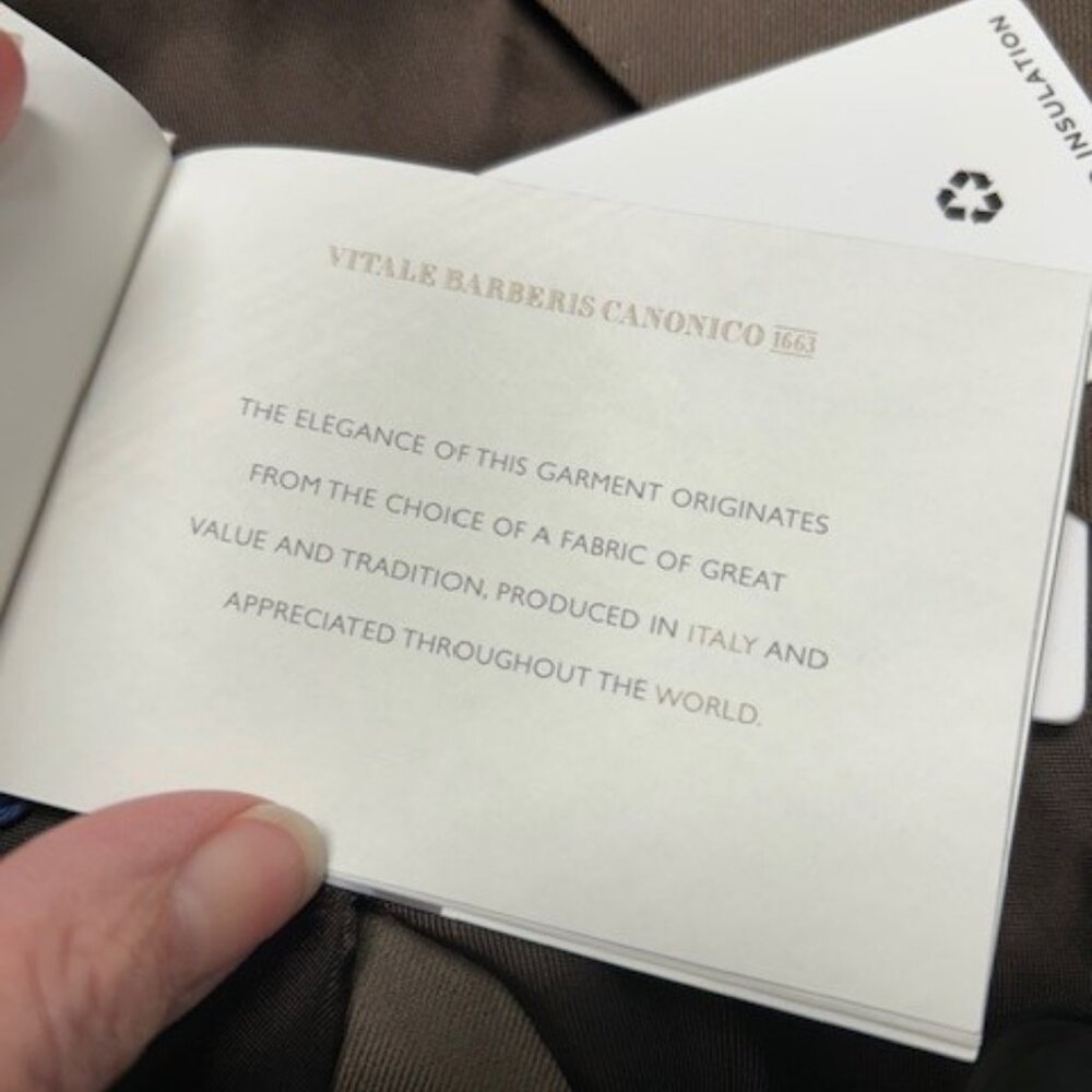 Reiss Latte -DB Peak Plain Weave Coffee - Picture 8 of 10